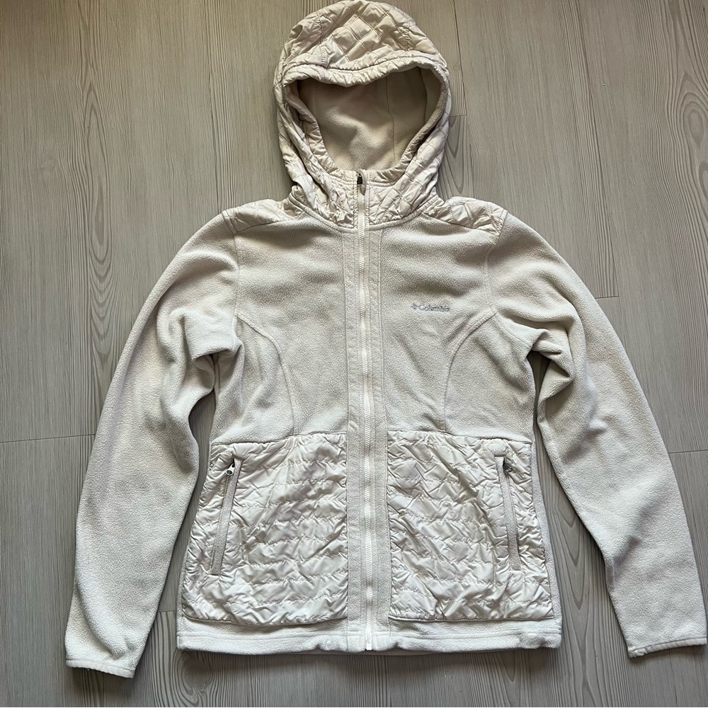 Columbia Women's Off-White Quilted Ski Jacket